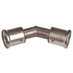 Henco raccordo gomito 45° in ottone a pressare