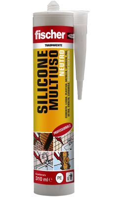 Fischer SNS silicone sanitari neutro trasparente