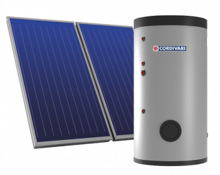 Cordivari Eco Basic sistema termico solare forzato 300 lt - 5 mq